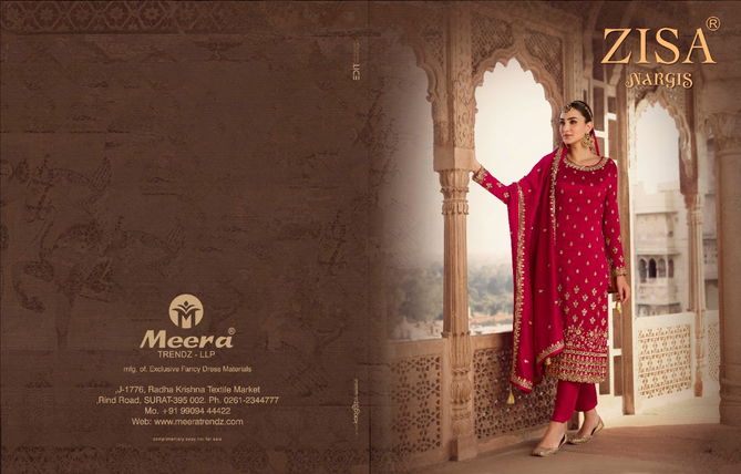 Noor Zisa Fancy Wholesale Georgette Wedding Salwar Suits